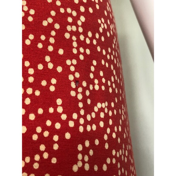 1970s DIANE von FÜRSTENBERG DVF Saks 5th Ave. Polka Dot Dress W/Tie. XS-S. AS IS - Picture 6 of 10